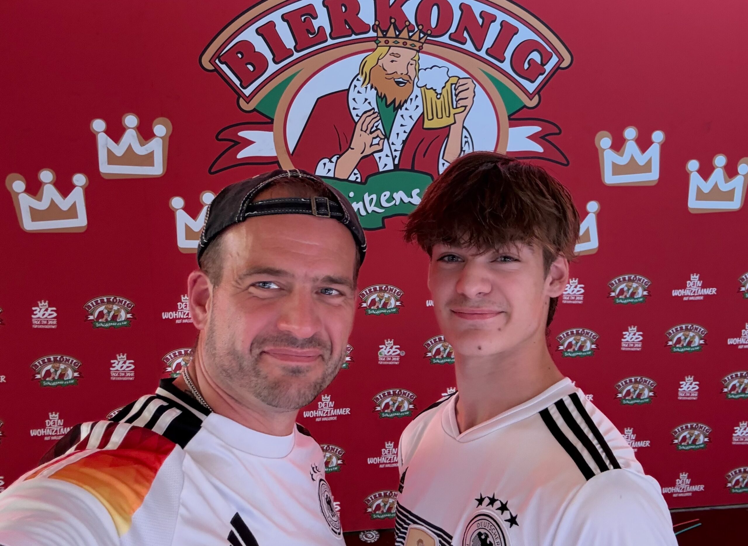 Leon und Andre gemeinsam unterwegs